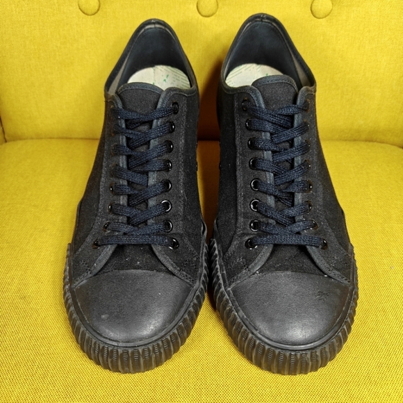 PF Flyers Center Lo Sneaker Black Shoes Men's 14 Women's 15.5 - Picture 2 of 8